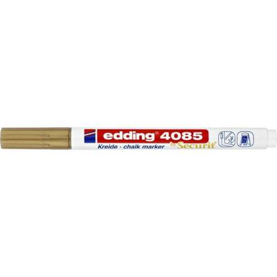 Krijtstift edding 4085 by Securit rond 1-2mm goud | 10 stuks
