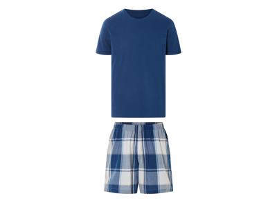 LIVERGY Heren pyjama (Blauw, S)