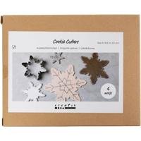 Creativ Company Uitsteekvormen, sneeuwvlok, h: 2,5 cm, afm 6-16,5 cm, 1 stuk/ 1 doos - thumbnail