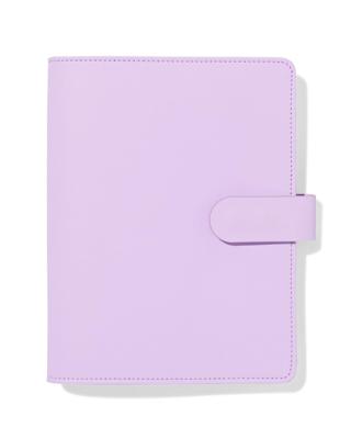 HEMA Navulbaar notitieboek A5 gevuld met lijntjes lila