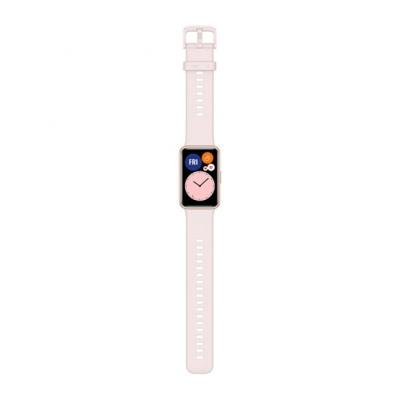 Watch Fit - Roze goud - smart watch met riem - silicone - kersenbloesemroze - afmeting pols: 110-190 mm - display 1.64 Watch Fit - Roze goud - smart watch met riem - silicone - kersenbloesemroze - afmeting pols: 110-190 mm - display 1.64