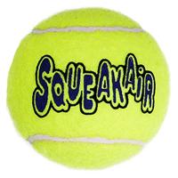 KONG SQUEAKAIR TENNISBAL GEEL MET PIEP MEDIUM 6,5 CM - thumbnail