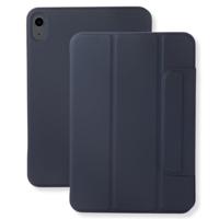 Lunso iPad 11 inch (2025) A16 - Tri-Fold Bookcase hoes - Donkerblauw - thumbnail
