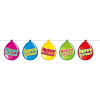 Happy birthday ballonnen slinger - thumbnail