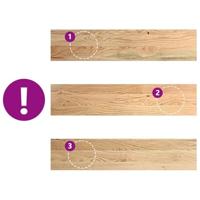 Vensterbanken 2 st onbehandeld 70x15x2 cm massief eikenhout - thumbnail