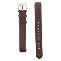 By Qubix - Lederen bandje Compatible met Fitbit Alta - Donkerbruin - Compatible fitbit bandje - thumbnail