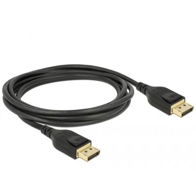 Delock 85661 DisplayPort-kabel DisplayPort Aansluitkabel DisplayPort-stekker 3 m Zwart Vergulde steekcontacten, Verdraaid, Afgeschermd (drievoudig), 4K UHD, 8K Delock 85661 DisplayPort-kabel DisplayPort Aansluitkabel DisplayPort-stekker 3 m Zwart Vergulde steekcontacten, Verdraaid, Afgeschermd (drievoudig), 4K UHD, 8K