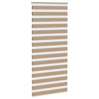 Zebra Blind 105x200 cm stofbreedte 100,9 cm polyester zandbruin - thumbnail