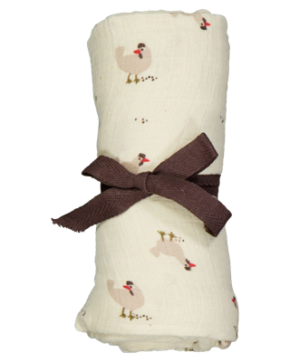 Hydrofiele luier - Bruin - 110x110 cm