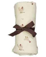 Hydrofiele luier - Bruin - 110x110 cm - thumbnail