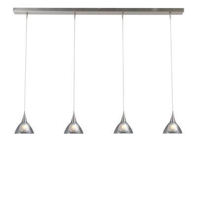 Masterlight Eettafel hanglampCaterina LED 4-lichts RVS - 2225-37-06-100-4-DW