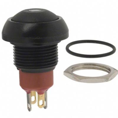 APEM IPR3SAD2L0Y IP Series Druktoets 28 V/DC 5 A 1x aan/(uit) Moment Geel (Ø x h) 12 mm x 20 mm IP69K 1 stuk(s)