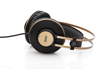 AKG Harman K92 Studio Over Ear koptelefoon Kabel Zwart, Goud