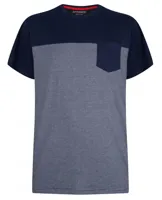 Heren pyjama shirt Korte mouw Jake - NOS -blauw - thumbnail