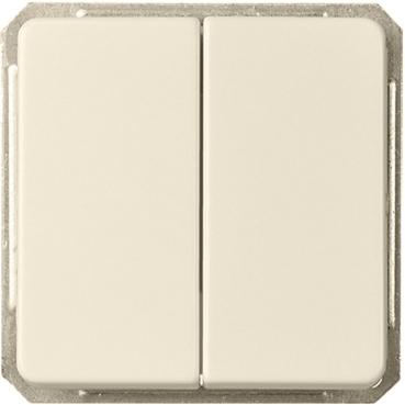 ELSO dubbele wisselschakelaar 221664 16A zuiver wit 1 stuk(s)