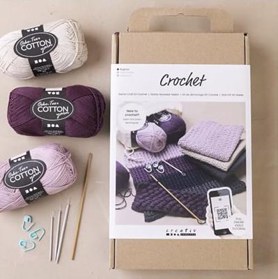 Creativ Company Starter hobbyset haken, 1 doos - thumbnail