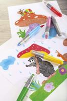 Eberhard Faber EF-529112 Gelkleurpotloden 12 Kleuren In Plastic Etui - thumbnail