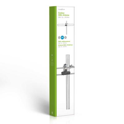 Nedis DAB+-Antenne voor Buiten | Passief | 0-50 km | 4 dB | 1 stuks - ANORDAB10ME ANORDAB10ME