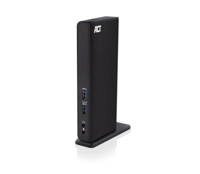 ACT Connectivity USB-C of USB-A Dual Monitor Docking Station dockingstation
