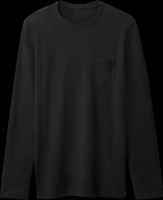 esmara Men Heren longsleeve (Zwart, XL) - thumbnail