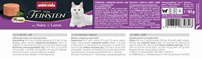 ANIMONDA Vom Feinsten Mousse Chicken and lamb - nat kattenvoer - 85g