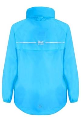 Mac in a sac Jack Mac Kids Regenjas Kinderen Neon Blue 8/10 yrs - thumbnail
