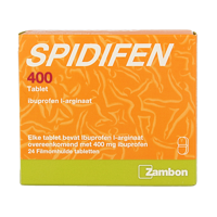 Spidifen Ibuprofen l-arginaat 400mg 24 Tabletten - thumbnail