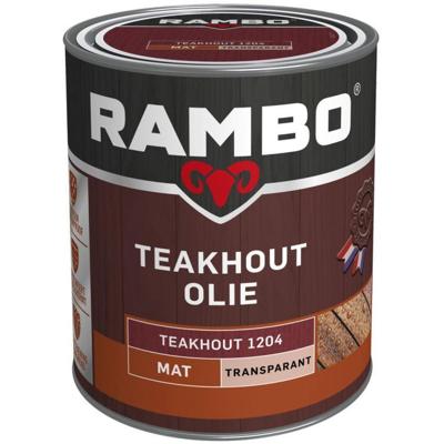 Teakolie mat transp. 1204 0,75l Rambo - Rambo Teakolie mat transp. 1204 0,75l Rambo - Rambo