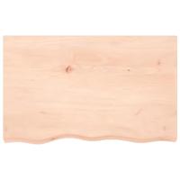 Badkamer wandschap staal en massief eikenhout - thumbnail