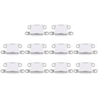 10 stuks opladen Port-Connector voor iPhone 5 / 5S(White) - thumbnail