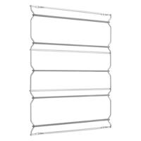 Metaltex Pannendekselhouder voor 5 Deksels Zilver - thumbnail