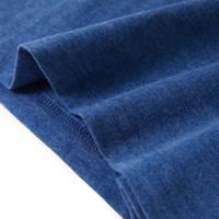 Kindershirt 116 gemleerd donkerblauw - thumbnail