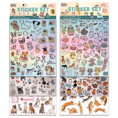 Creative Craft Group Stickerset katten, 100st.