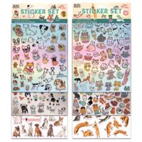 Creative Craft Group Stickerset katten, 100st. - thumbnail