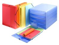 Exacompta ringmap Chromaline, voor ft A4 maxi, uit PP , 2 ringen van 30 mm, transparant - thumbnail