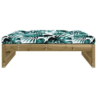 Tuinvoetenbank 120x80 cm gempregneerd grenenhout