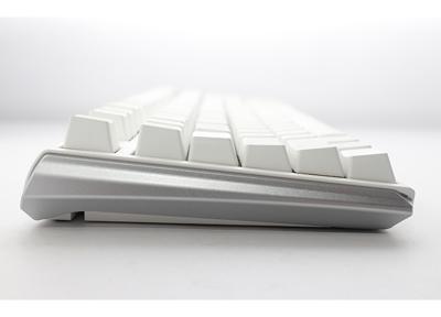 Ducky one 3 classic pure white tkl rgb mechanisch toetsenbord (wit, us lay-out (qwerty), cherry mx red, 80% (tkl), rgb leds, double-shot pbt, hot-swappable, quack mechanics)