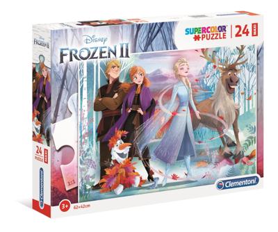 Clementoni legpuzzel super color maxi frozen ii, 24st.