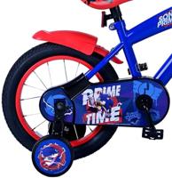 Sonic Prime kinderfiets - jongens - 14 inch - blauw rood - thumbnail