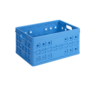 Sunware vouwkrat 32 ltr blauw