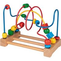 Goki motoriek spiraal met houten kralen - thumbnail
