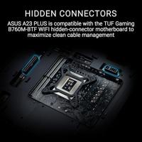 Asus A23 PLUS TG ARGB PC-behuizing Zwart - thumbnail