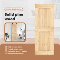 VidaXL Deur narvik 80x210 cm massief grenenhout - thumbnail