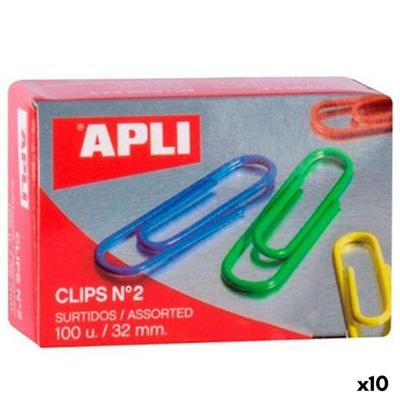 Clip Apli Nº 2 Multicolour Kabel 32 mm (10 Stuks)
