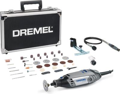 Dremel Multigereedschap-systeem 3000VF (Limited Edition - 3000-3/45 + 45 acc. + flexibele as + lijn- en cirkelgeleider + comfort guard beschermkap in Dremel Multigereedschap-systeem 3000VF (Limited Edition - 3000-3/45 + 45 acc. + flexibele as + lijn- en cirkelgeleider + comfort guard beschermkap in