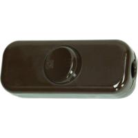 Kopp 193606003 Snoerschakelaar Bruin 1x uit/aan 10 A 1 stuk(s) - thumbnail