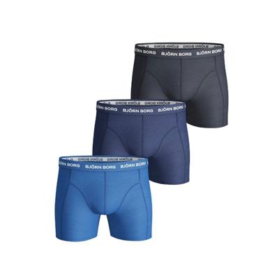 Bjorn Borg boxershorts cotton stretch 3-pack blauw