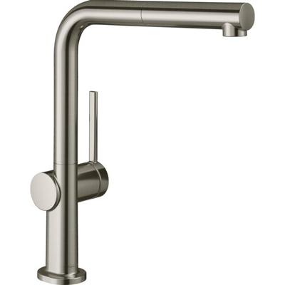 Hansgrohe Talis M54 ééngreeps keukenmengkraan 270 met uittrekbare uitloop, rvs look