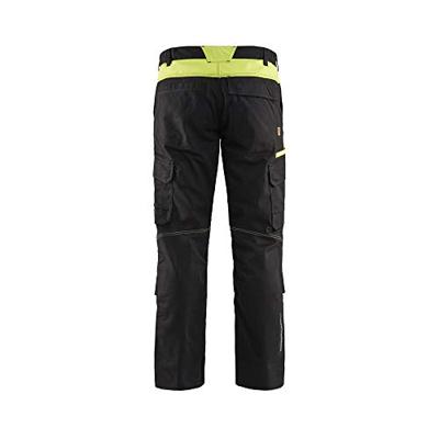 Blåkläder Industrie werkbroek stretch met kniezakken 14481832 | Zwart/High-Vis Geel | Maat 52 - 7330509760185 Blåkläder Industrie werkbroek stretch met kniezakken 14481832 | Zwart/High-Vis Geel | Maat 52 - 7330509760185