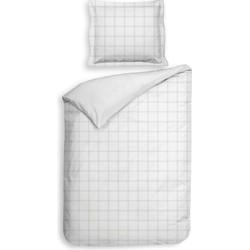 Heckett & Lane Heckett & Lane Diamante Dekbedovertrek 140 White